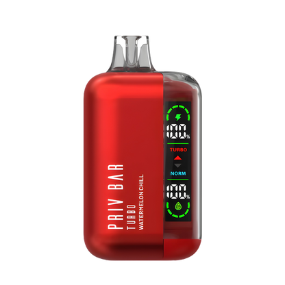 Priv Bar Turbo 15K Disposable Vape Watermelon Chill  