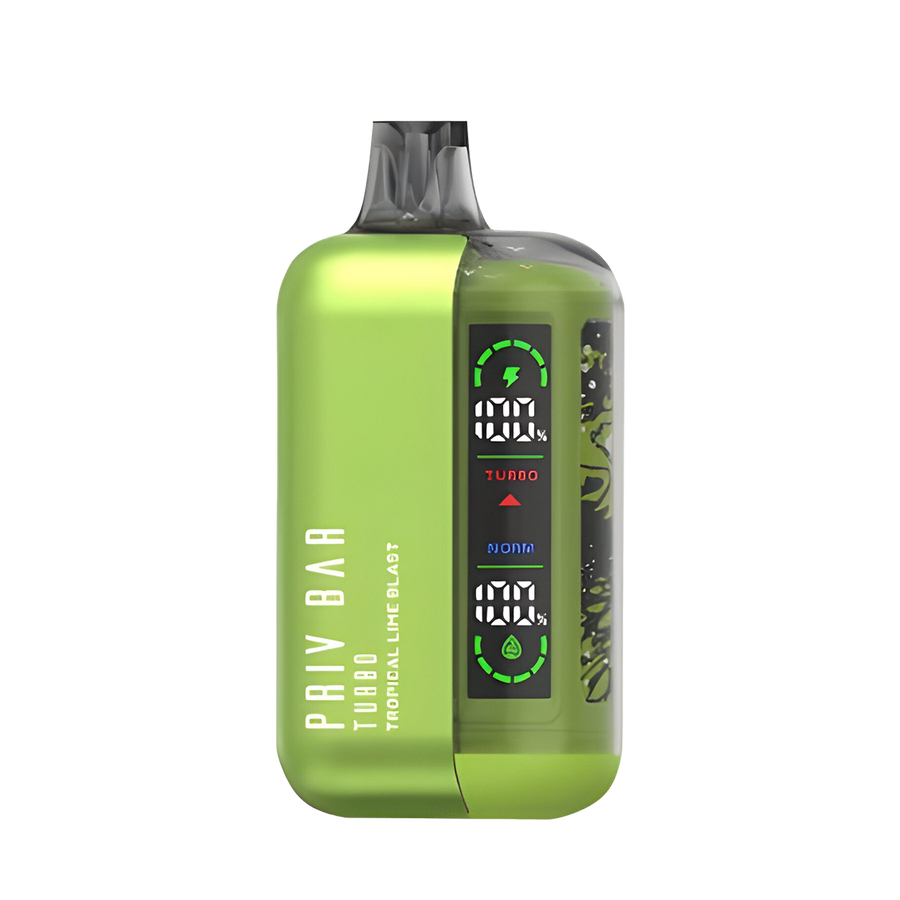 Priv Bar Turbo 15K Disposable Vape Tropical Lime Blast  