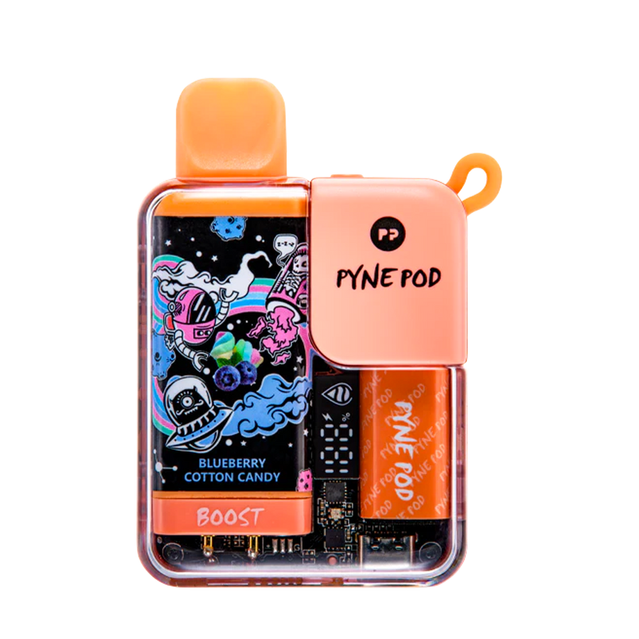 Pyne Pod Boost Disposable Vape Blueberry Cotton Candy  