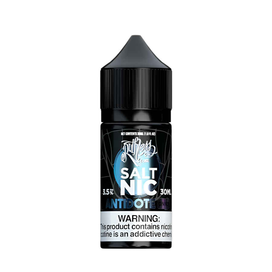 Ruthless Vapor Iced Salt Nicotine Vape Juice 35 Mg Antidote Ice 