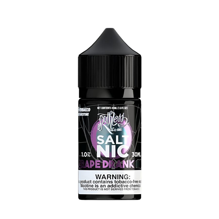 Ruthless Vapor Iced Salt Nicotine Vape Juice 35 Mg Grape Drank Ice 