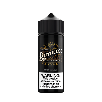 Ruthless Vapor Freebase Vape Juice 0 Mg 120 Ml Coffee Tobacco