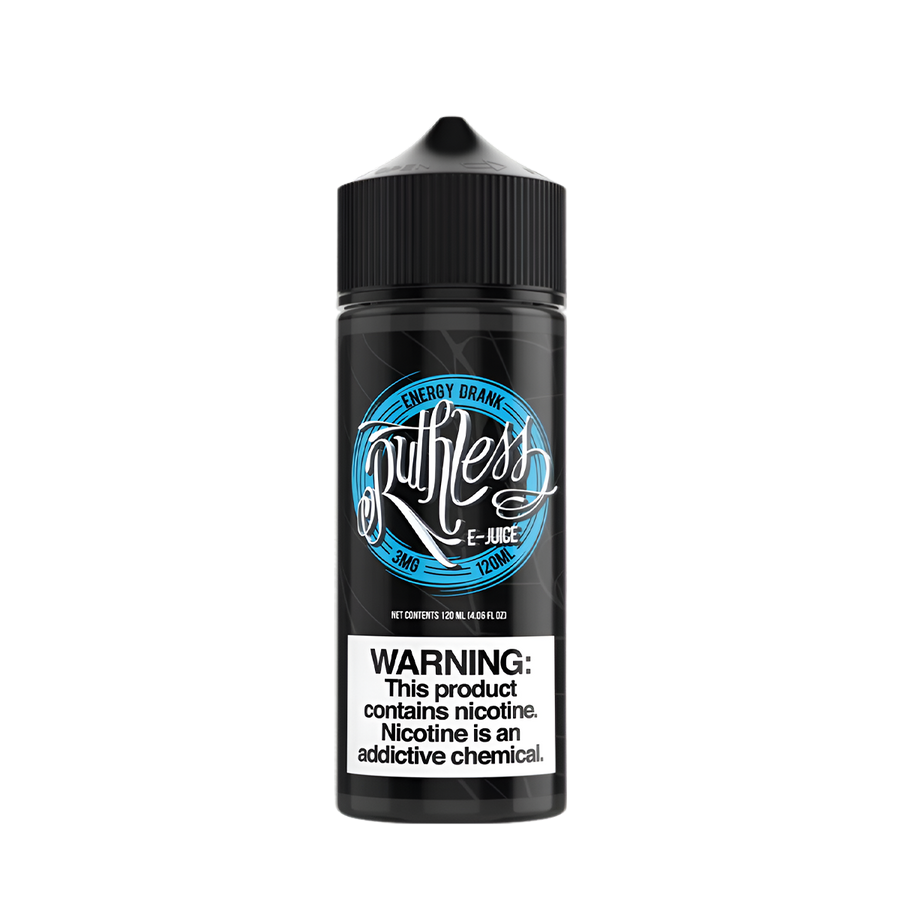 Ruthless Vapor Freebase Vape Juice 0 Mg Energy Drank 