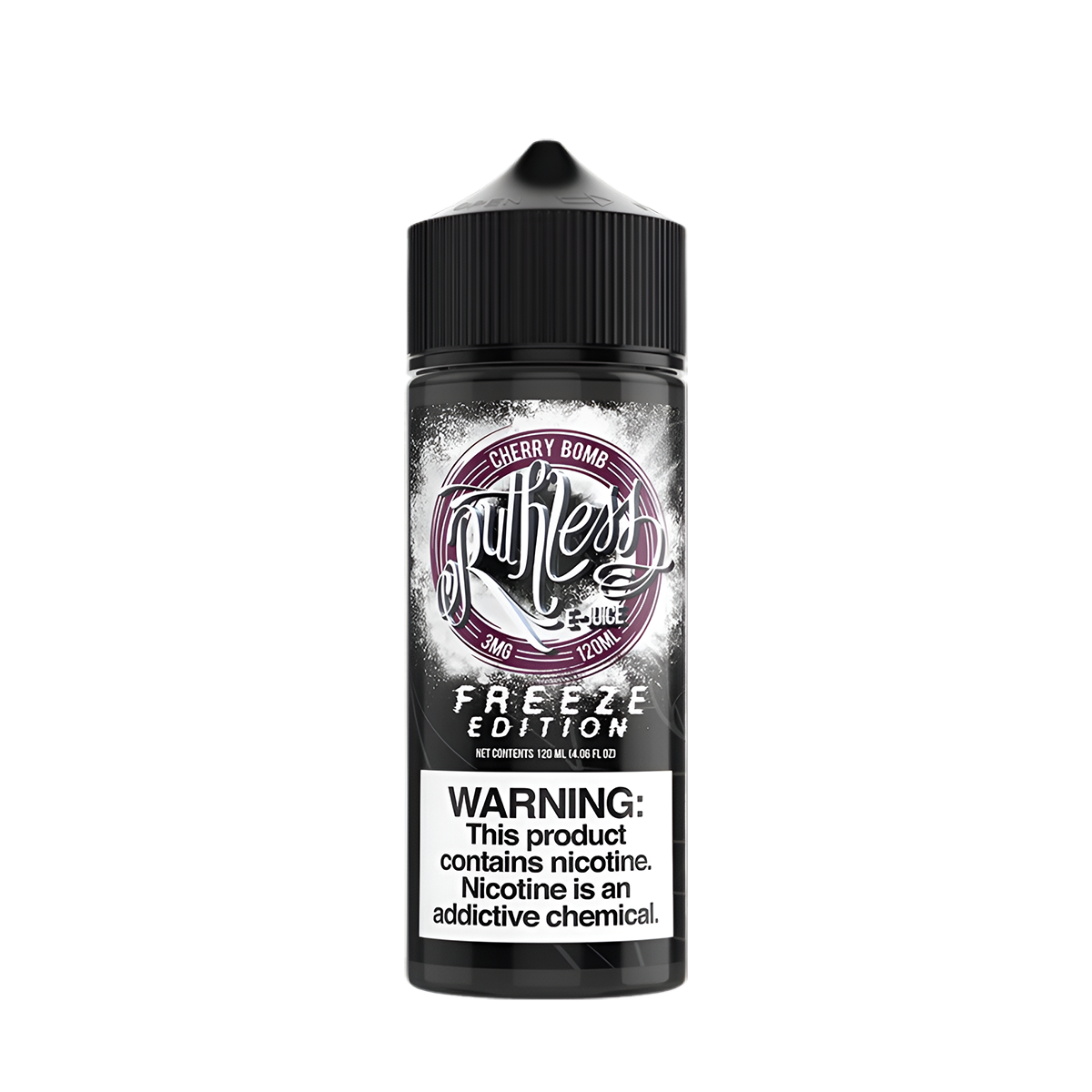 Ruthless Vapor Freeze Edition Freebase Vape Juice 0 Mg 120 Ml Cherry Bomb Freeze