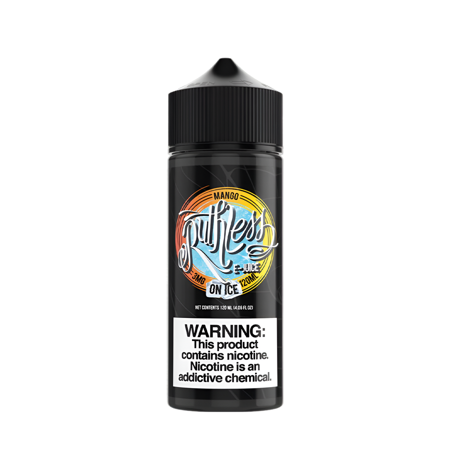 Ruthless Vapor Iced Freebase Vape Juice 0 Mg Mango Ice 