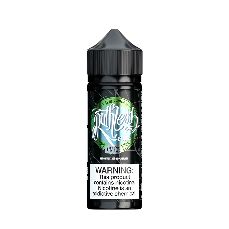 Ruthless Vapor Iced Freebase Vape Juice 0 Mg Skirr Skirrr Ice 