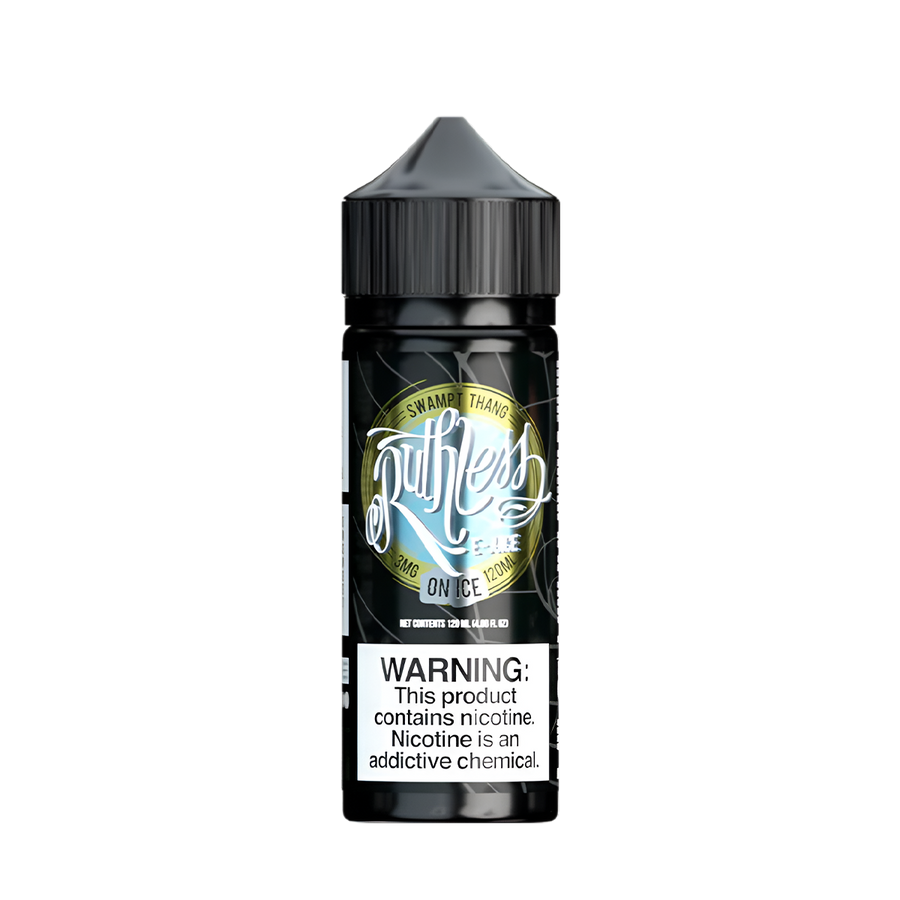 Ruthless Vapor Iced Freebase Vape Juice 0 Mg Swamp Thang Ice 