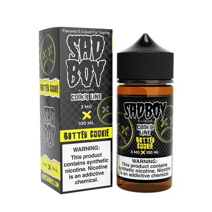 Sadboy TF Freebase Vape Juice 0 Mg Cookie Line / Butter Cookie 