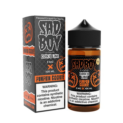 Sadboy TF Freebase Vape Juice 0 Mg Cookie Line / Pumpkin Cookie 