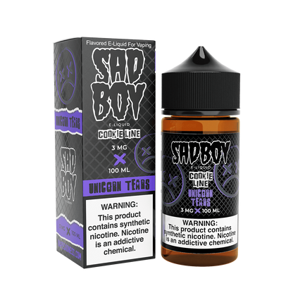 Sadboy TF Freebase Vape Juice 0 Mg Cookie Line / Unicorn Tears 