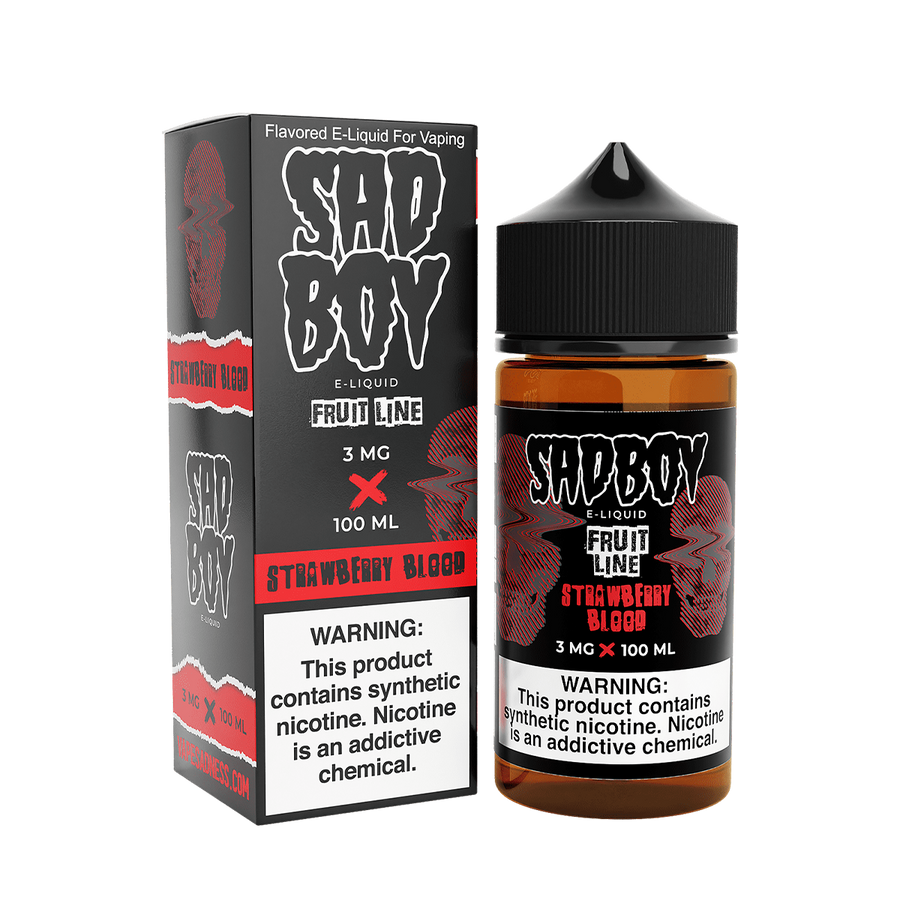 Sadboy TF Freebase Vape Juice 0 Mg 100 Ml Fruit Line / Strawberry Blood