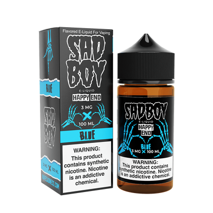 Sadboy TF Freebase Vape Juice 0 Mg Happy end / Blue 