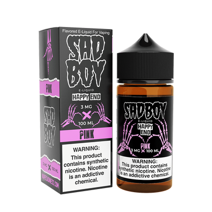 Sadboy TF Freebase Vape Juice 0 Mg Happy end / Pink 