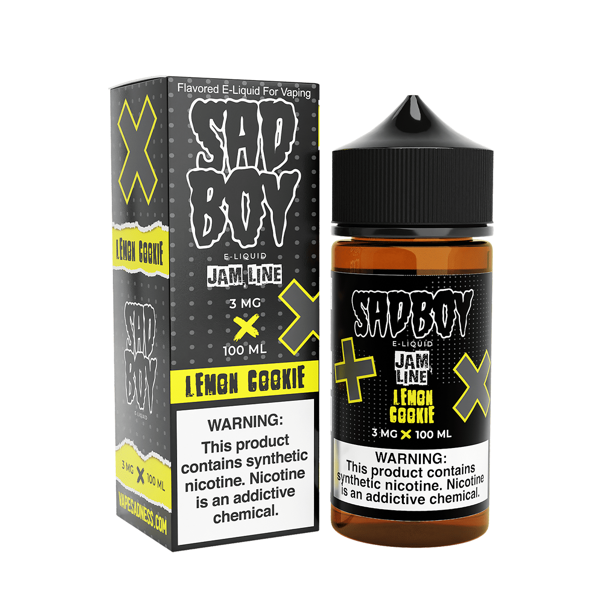 Sadboy TF Freebase Vape Juice 0 Mg 100 Ml Jam Line / Lemon Jam