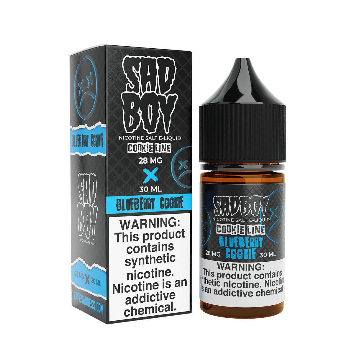 Sadboy TF Salt Nicotine Vape Juice 28 Mg 30 Ml Cookie Line / Blueberry Cookie