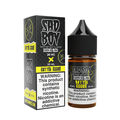 Sadboy TF Salt Nicotine Vape Juice 28 Mg Cookie Line / Butter Cookie 