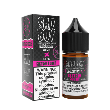 Sadboy TF Salt Nicotine Vape Juice 28 Mg Cookie Line / Custard Cookie 