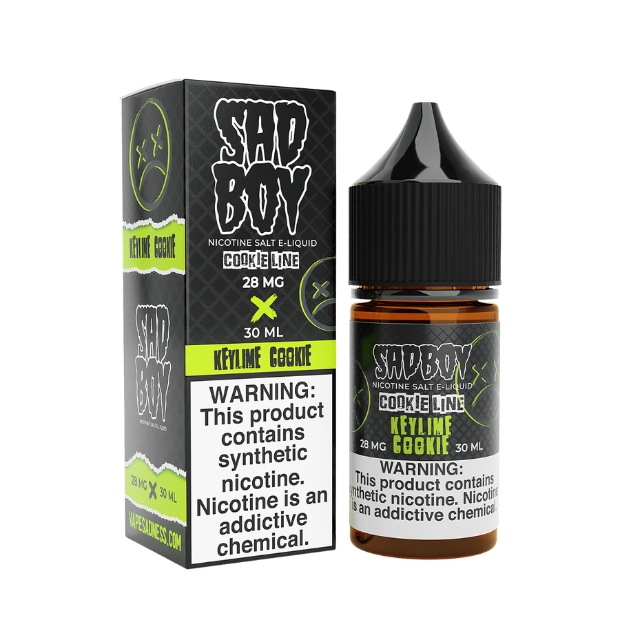 Sadboy TF Salt Nicotine Vape Juice 28 Mg Cookie Line / Keylime Cookie 