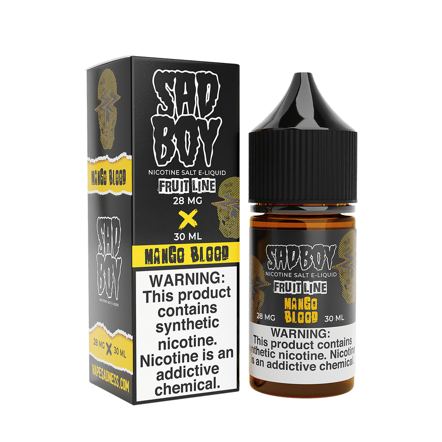 Sadboy TF Salt Nicotine Vape Juice 28 Mg Fruit Line / Mango Blood 