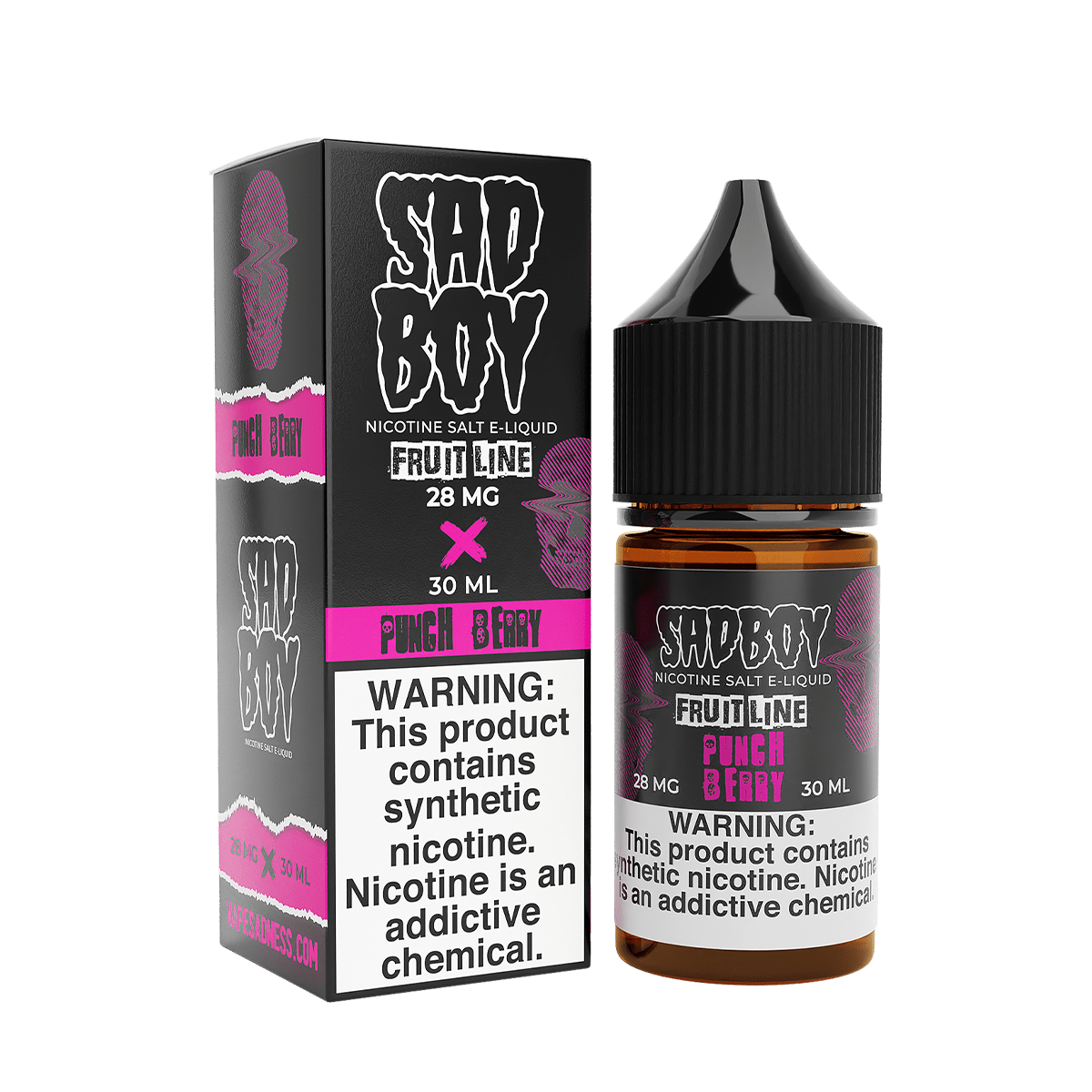Sadboy TF Salt Nicotine Vape Juice 28 Mg 30 Ml Fruit Line / Punch Berry