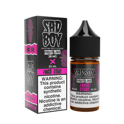 Sadboy TF Salt Nicotine Vape Juice 28 Mg Fruit Line / Punch Berry 