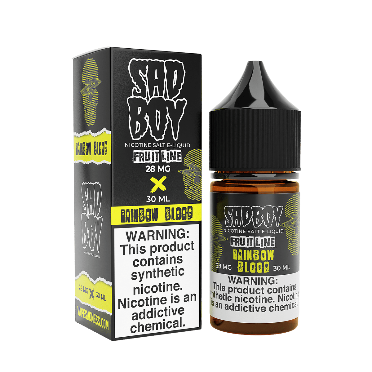 Sadboy TF Salt Nicotine Vape Juice 28 Mg 30 Ml Fruit Line / Rainbow Blood