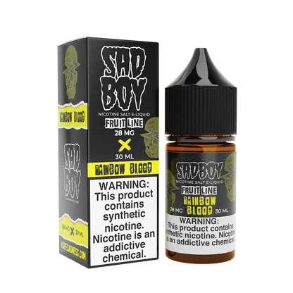 Sadboy TF Salt Nicotine Vape Juice 28 Mg Fruit Line / Rainbow Blood 