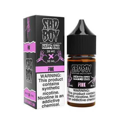 Sadboy TF Salt Nicotine Vape Juice 28 Mg Happy End / Pink 