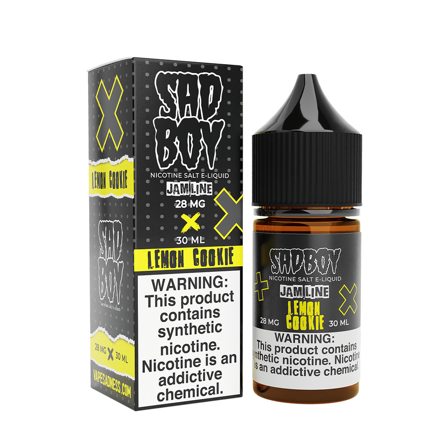 Sadboy TF Salt Nicotine Vape Juice 28 Mg Jam Line / Lemon Cookie 