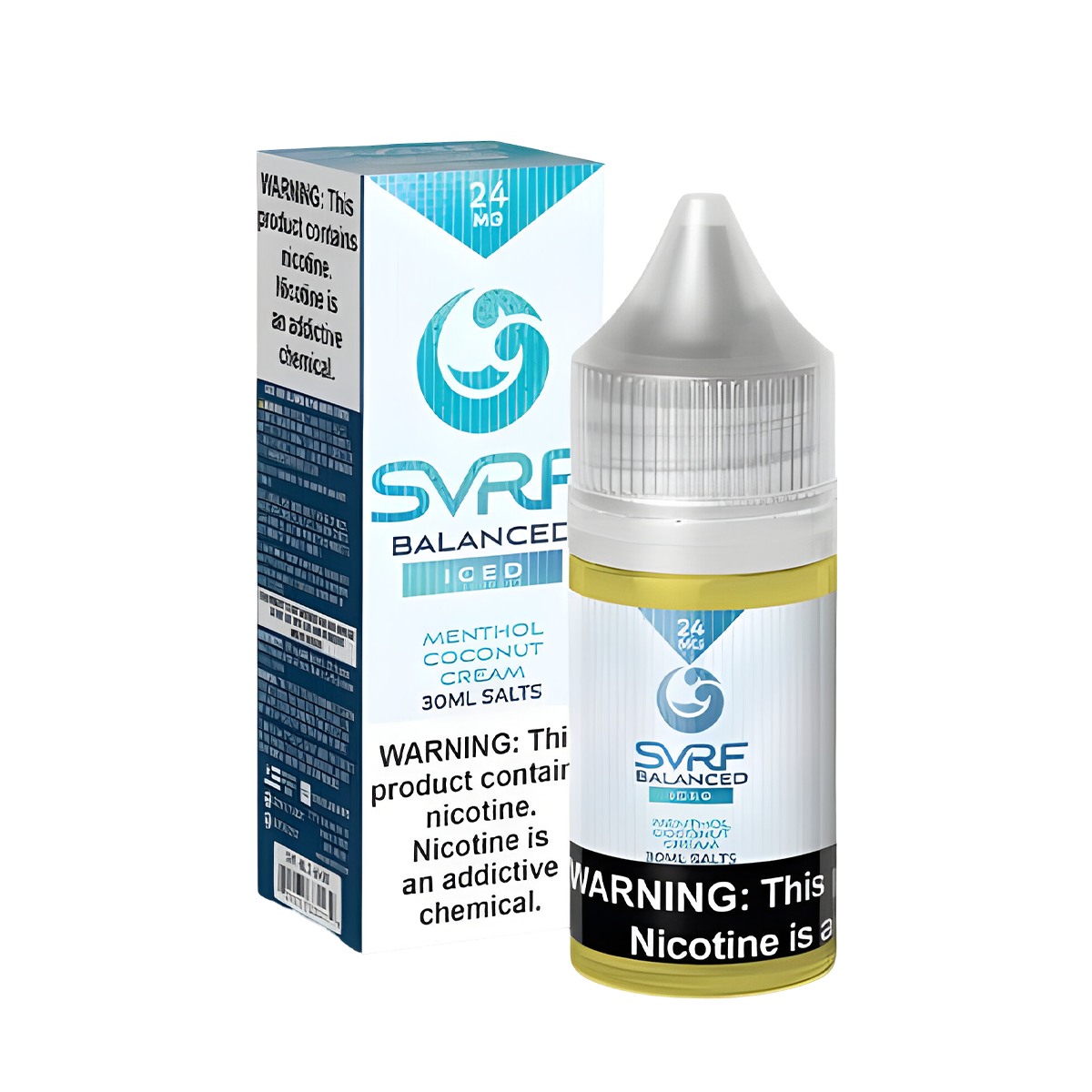 SVRF Salt Nicotine Vape Juice 24 Mg 30 Ml Balanced Iced