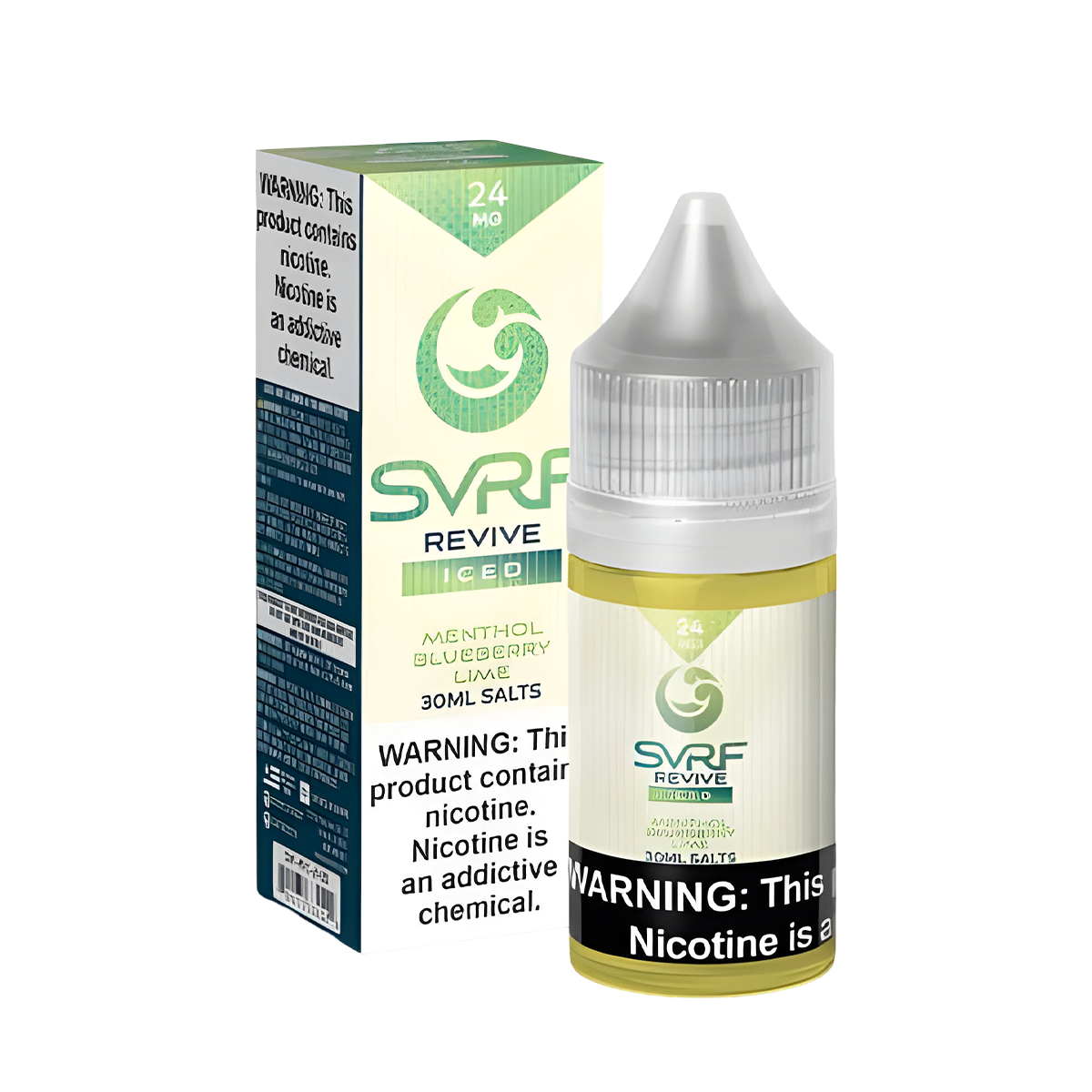 SVRF Salt Nicotine Vape Juice 24 Mg 30 Ml Revive Iced
