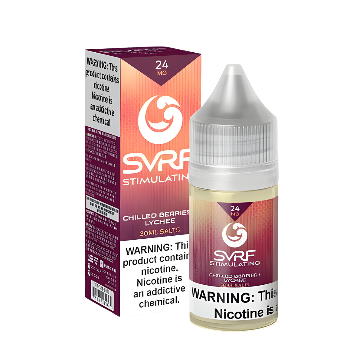 SVRF Salt Nicotine Vape Juice 24 Mg 30 Ml Stimulating