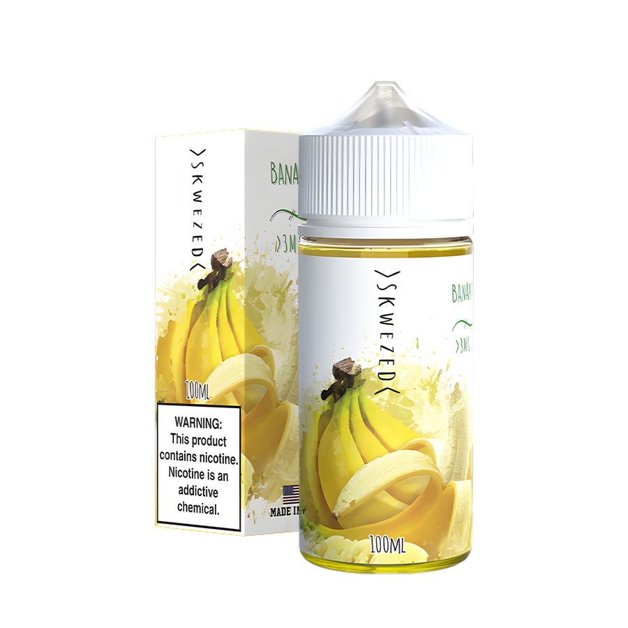 Skwezed freebase Vape juice 0 Mg 100 Ml Banana