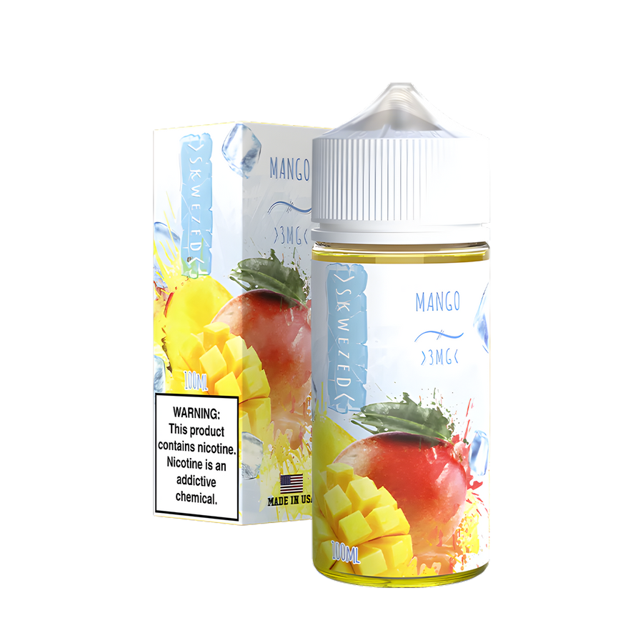 Skwezed Iced Freebase Vape juice 0 Mg 100 Ml Mango Iced