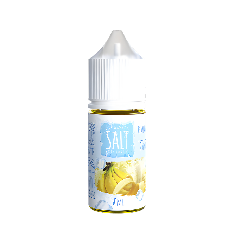 Skwezed Iced Salt Nicotine Vape Juice 25 Mg Banana Iced 