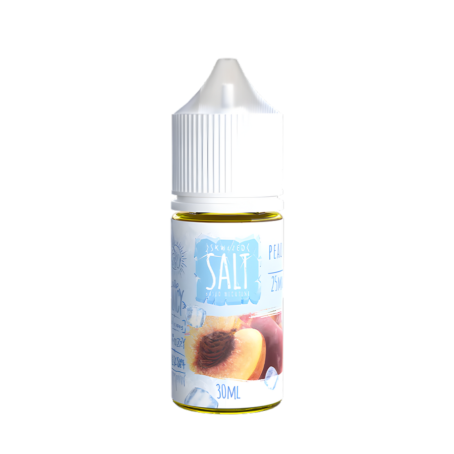 Skwezed Iced Salt Nicotine Vape Juice 25 Mg Peach Iced 