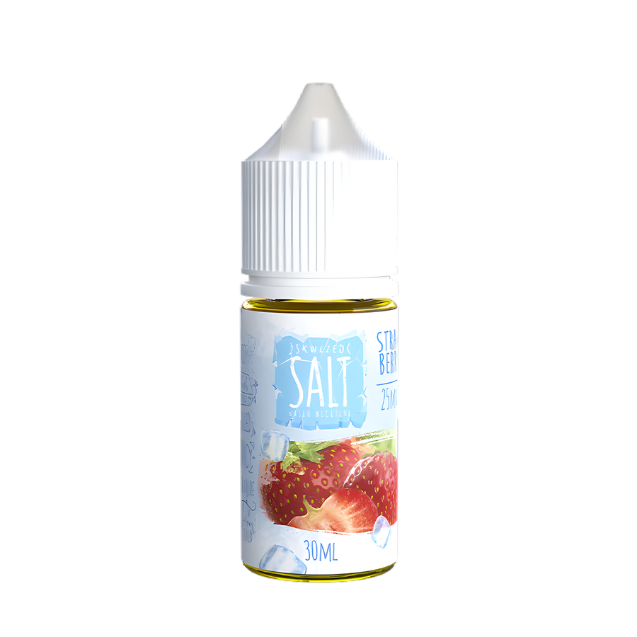 Skwezed Iced Salt Nicotine Vape Juice 25 Mg Strawberry Iced 