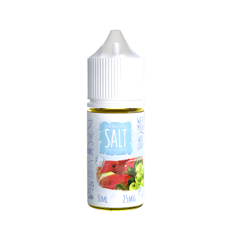 Skwezed Iced Salt Nicotine Vape Juice 25 Mg Watermelon White Grape Iced 