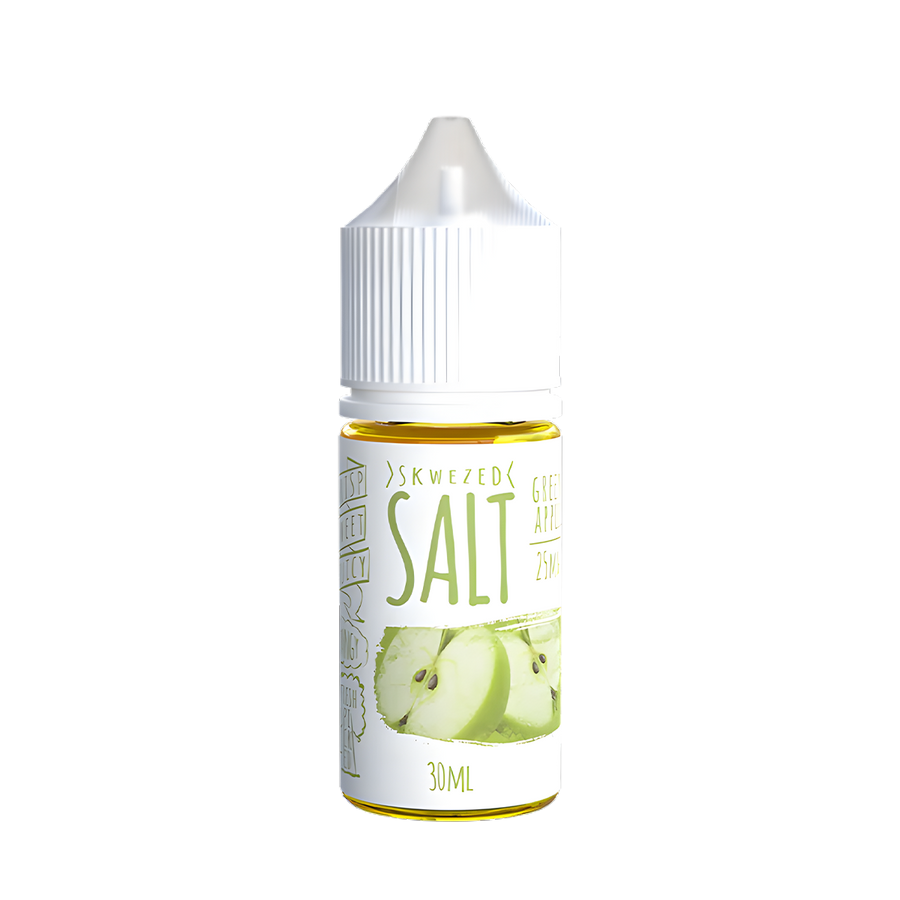 Skwezed Salt Nicotine Vape Juice 25 Mg Green Apple 