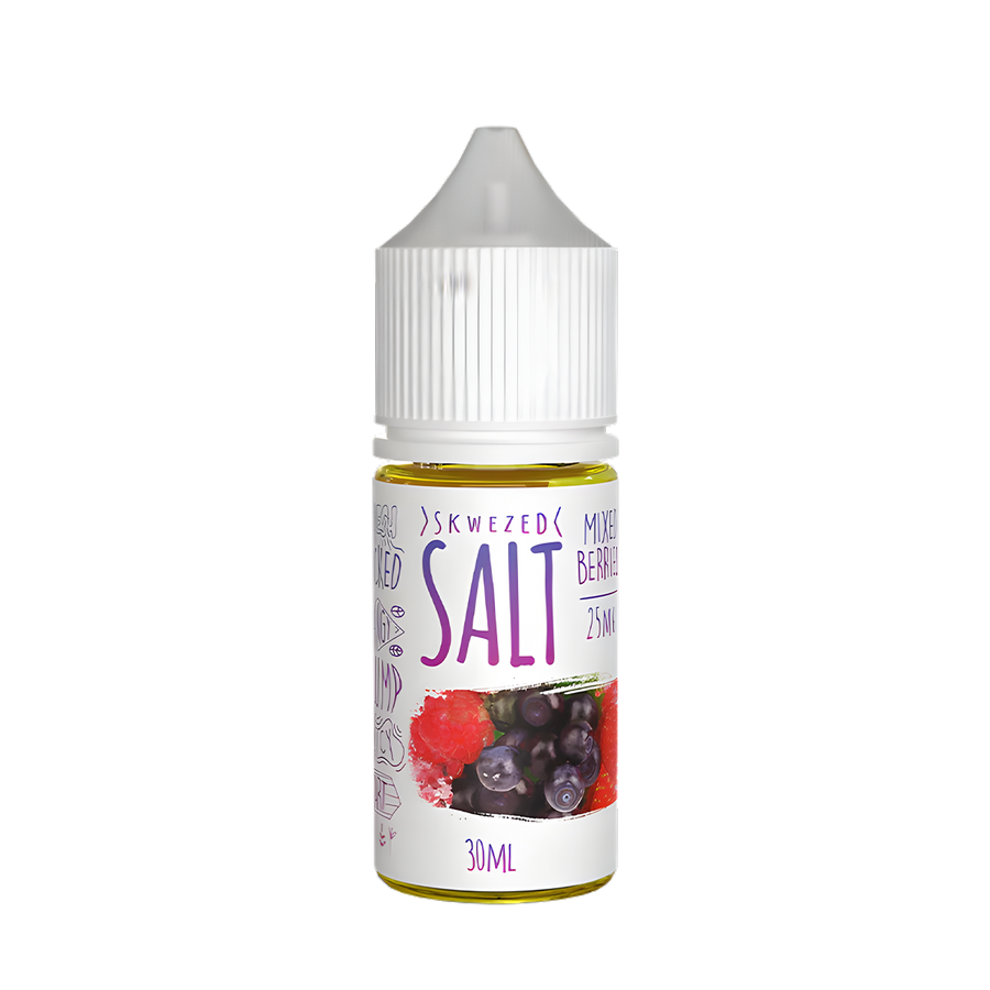 Skwezed Salt Nicotine Vape Juice 25 Mg Mixed Berries 