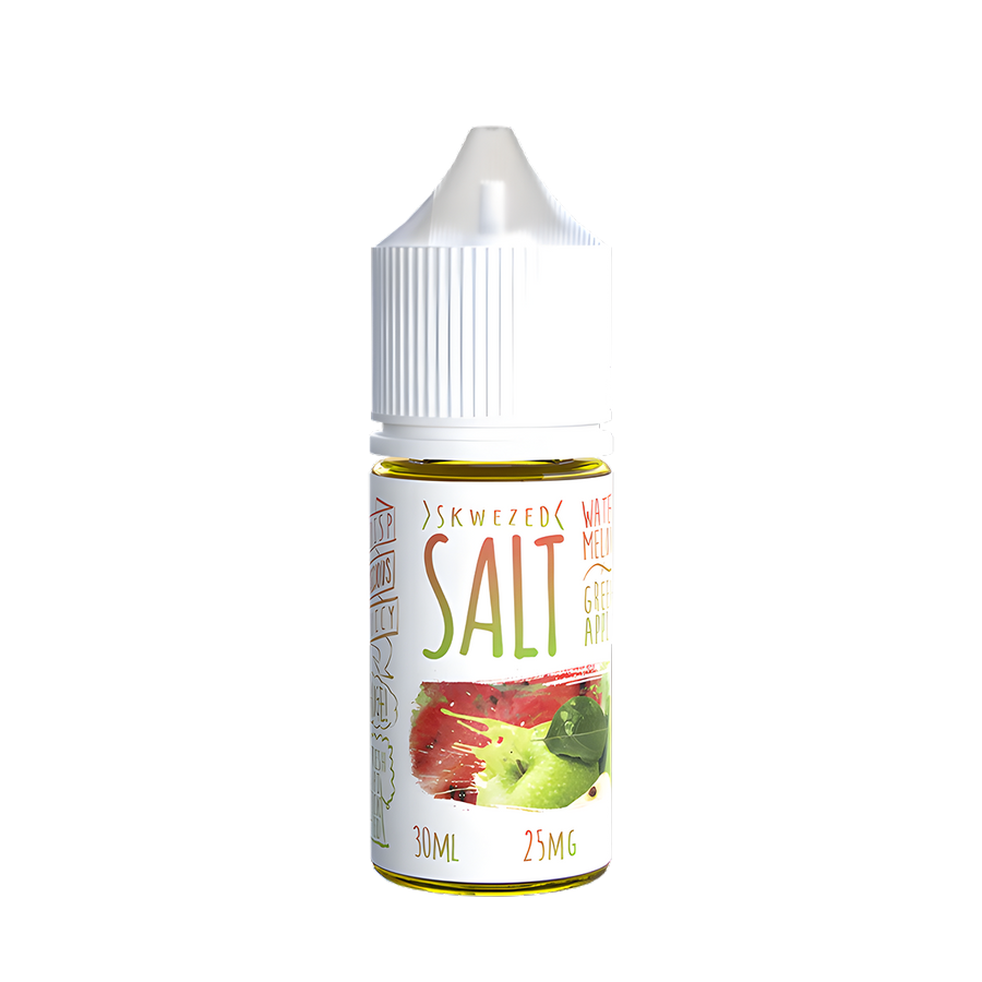 Skwezed Salt Nicotine Vape Juice 25 Mg Watermelon Green Apple 