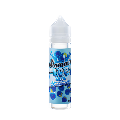 Slammin Freebase Vape Juice 0 Mg 60 Ml Blue Raspberry Ice