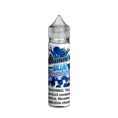 Slammin Freebase Vape Juice 0 Mg 60 Ml Blue Raspberry