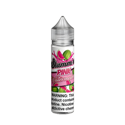 Slammin Freebase Vape Juice 0 Mg 60 Ml Pink Watermelon