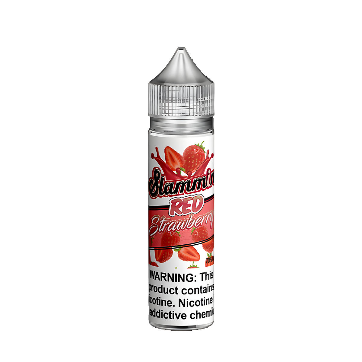 Slammin Freebase Vape Juice 0 Mg 60 Ml Red Strawberry