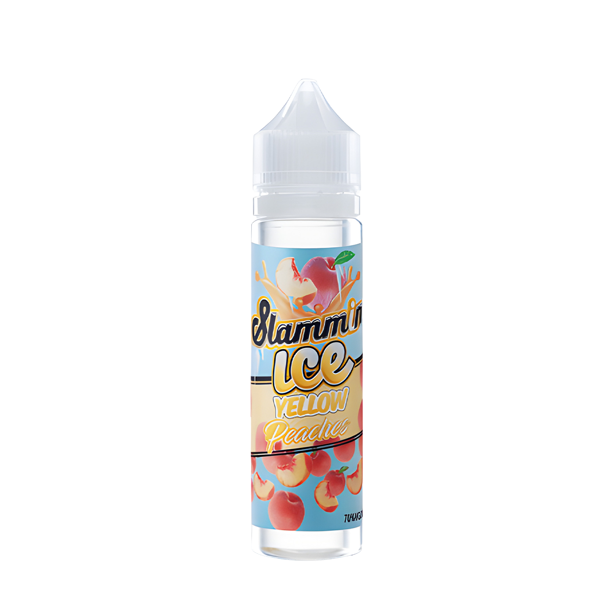 Slammin Freebase Vape Juice 0 Mg 60 Ml Yellow Peach Ice