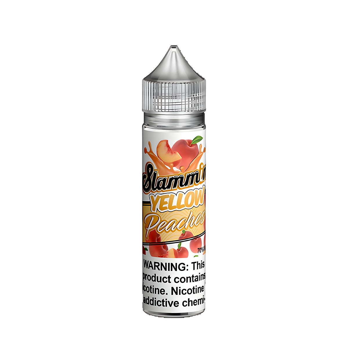Slammin Freebase Vape Juice 0 Mg 60 Ml Yellow Peaches