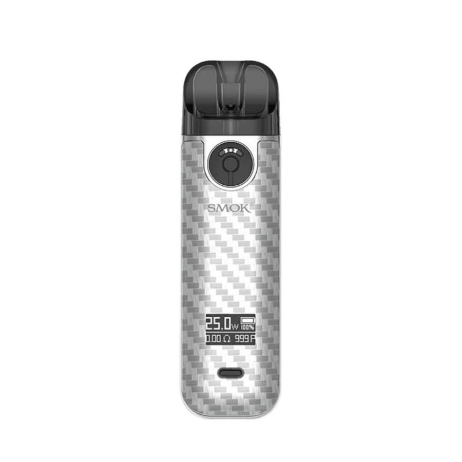 Smok Novo 4 Pod System Kit Carbon Silver Fiber  