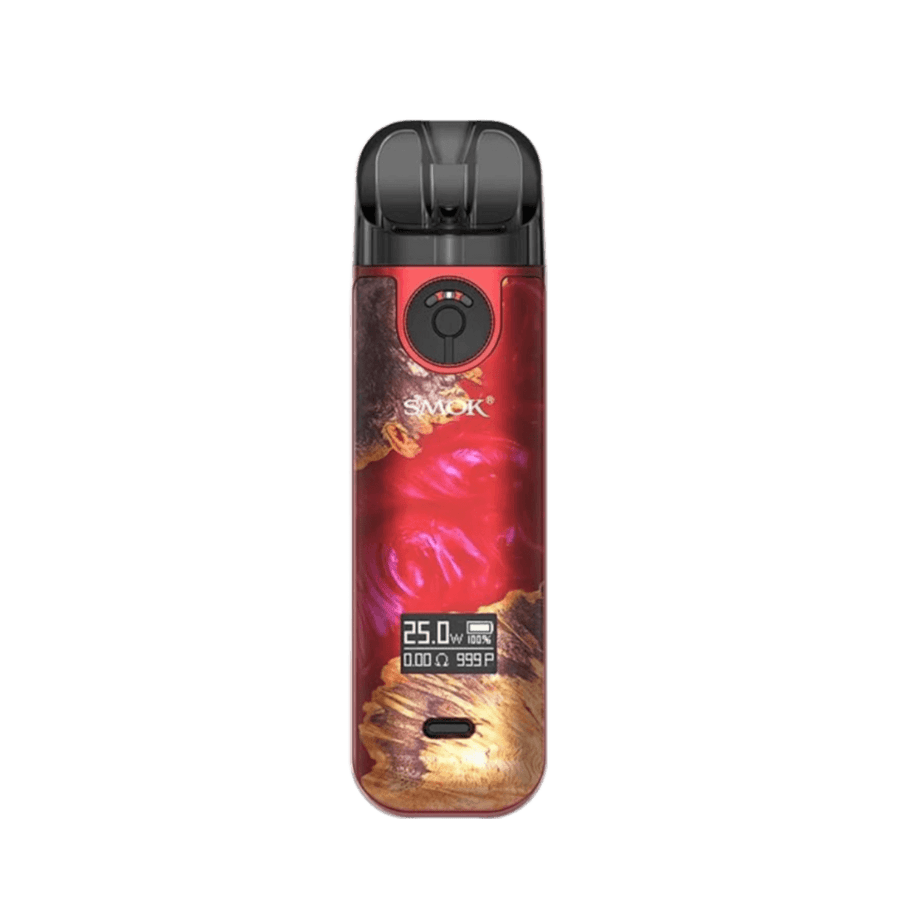 Smok Novo 4 Pod System Kit Red Stabilizing Wood  