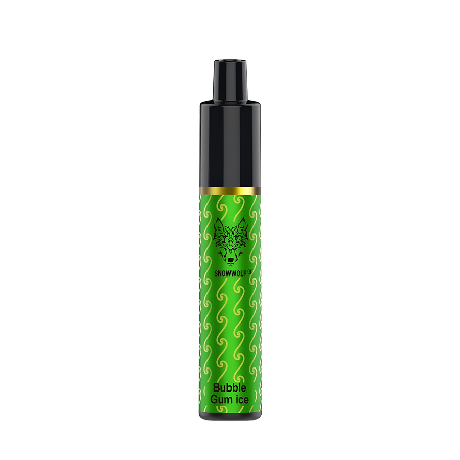 SnowWolf 2500 Disposable Vape Bubble Gum Ice  